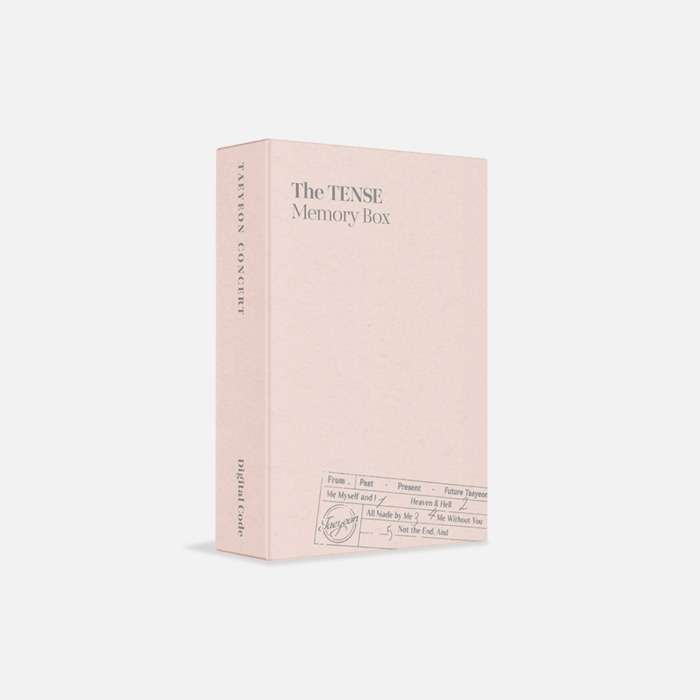 TAEYEON CONCERT The TENSE Memory Box Digital Code