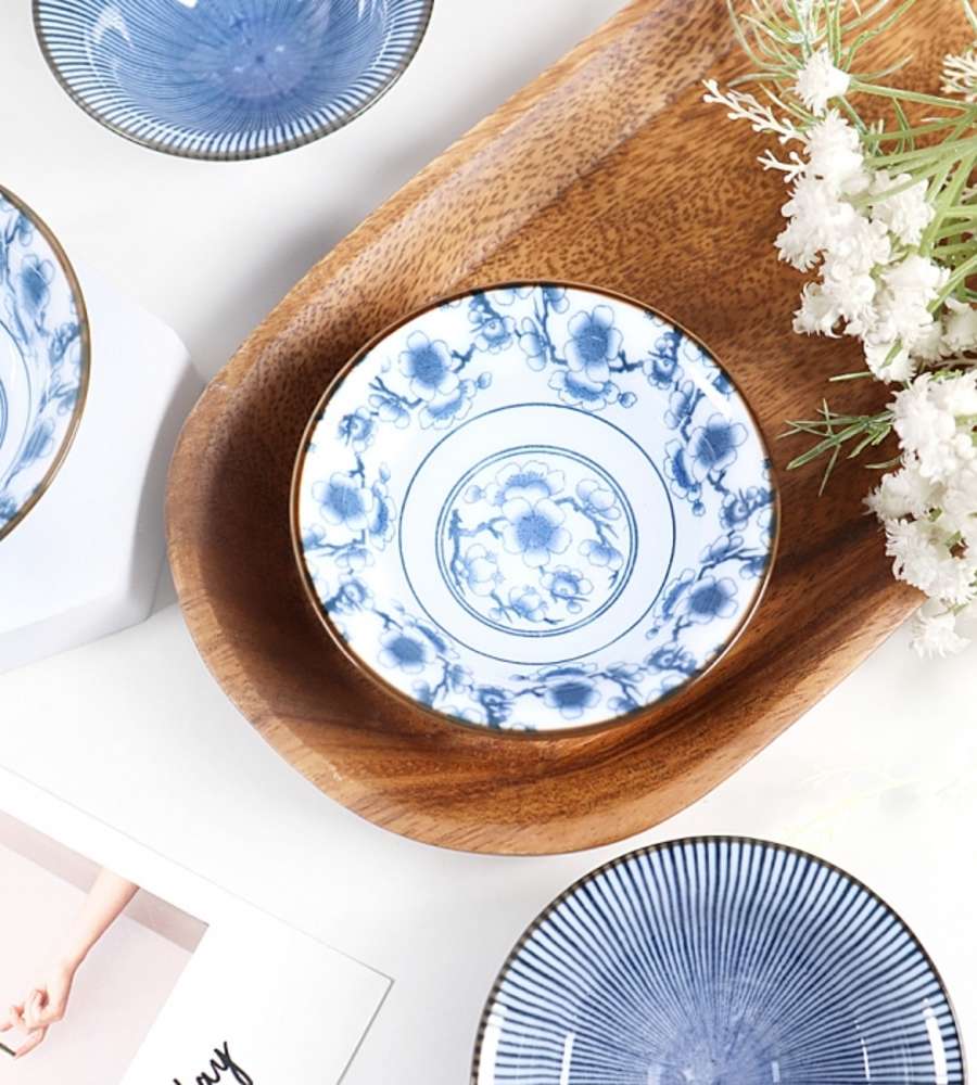 (2-Piece Set) Japanese-Style Tea Cup Set (Medium)
