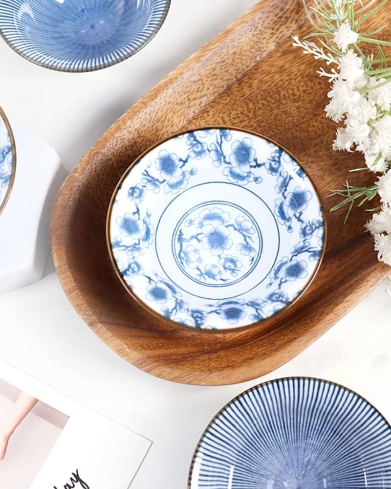 (2-Piece Set) Japanese-Style Tea Cup Set (Medium)