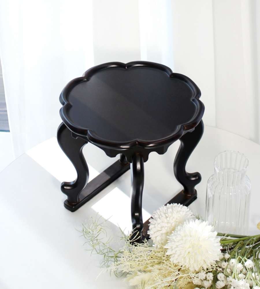 Peony Flower Traditional Low Folding Table 19cm