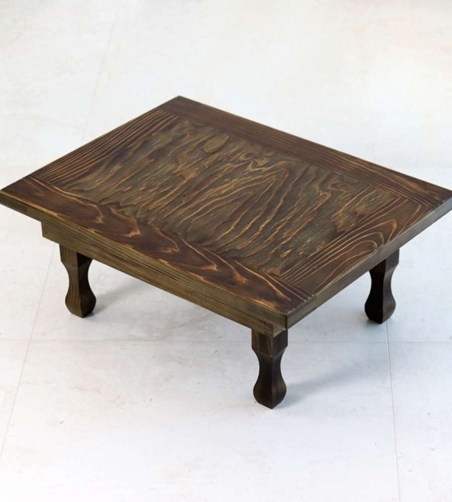 Domestic Vintage Pine Wood Tea Table (Medium)