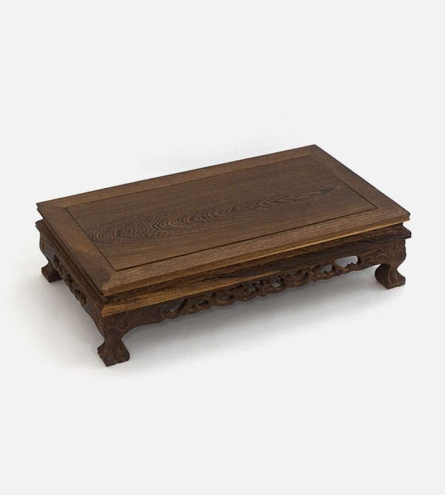 Premium Persimmon Wood Tea Table (Medium)