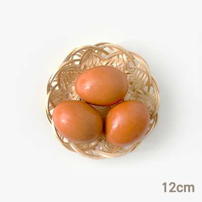 12cm竹製フラワーざる（揚げ物盛り皿 ミニボウル 居酒屋 花ざる 和食料理 装飾小物）