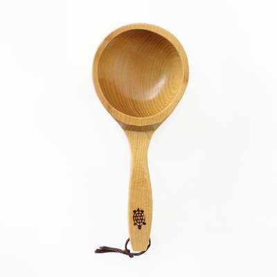Korean Domestic Wood Gourd Ladle Large (Traditional Drinking Vessel for Rice Wine, Makgeolli Scoop, Wooden Dipper, Cultural Experience, Foreign Gift, Korea Souvenir)