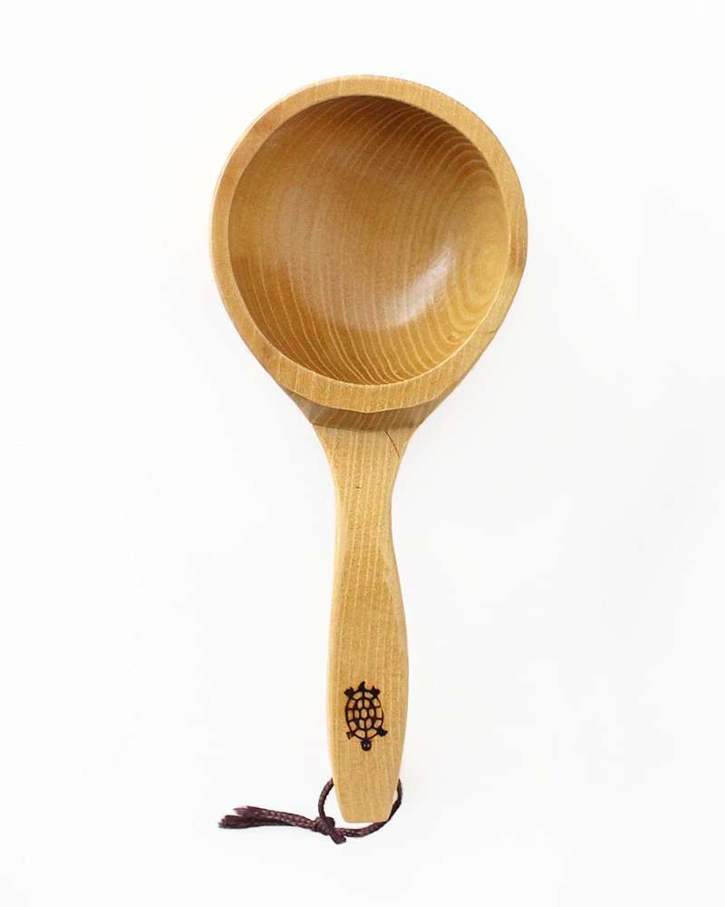 Korean Domestic Wood Gourd Ladle Large (Traditional Drinking Vessel for Rice Wine, Makgeolli Scoop, Wooden Dipper, Cultural Experience, Foreign Gift, Korea Souvenir)