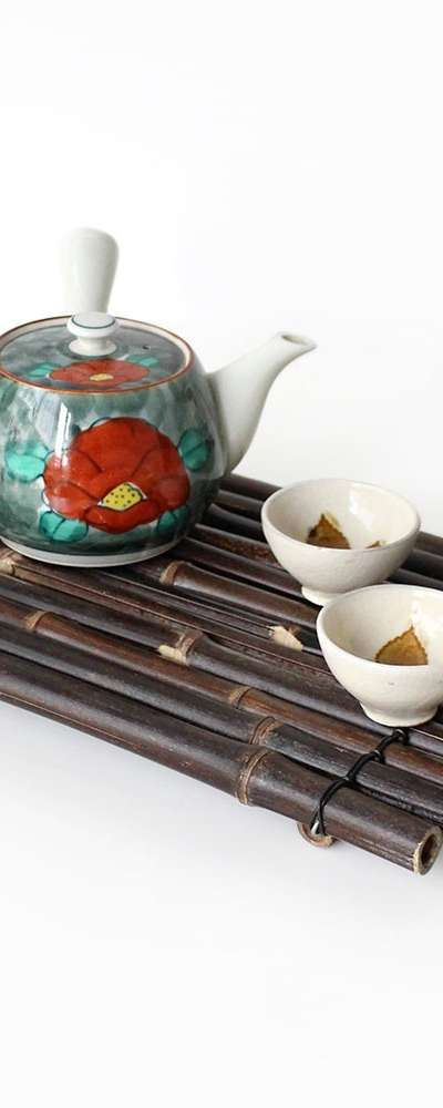 L 竹筒盛り付け皿(和風 食器 天ぷら 寿司 プレート 和食 トレー 珍しい オシャレ)