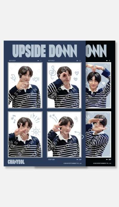 2025 CHANYEOL [Upside Down : Sound Stage] [FAST DELIVERY] 4 CUT PHOTO SET