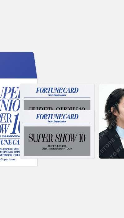 SUPER JUNIOR CONCERT 'SUPER SHOW 10' [FAST DELIVERY] FORTUNE SCRATCH CARD SET