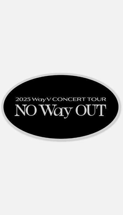 2025 WayV 'No Way Out' Logo Badge