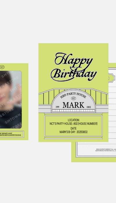 MARK ARTIST BIRTHDAY PARTY CARD