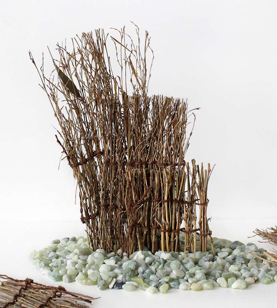 Decorative Wood Branch | Bamboo Mini Tray Japanese Cuisine Styling Prop Broom Bale Tray