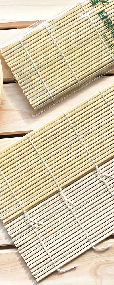 담양産 国産 上竹 竹製巻き簾 1P（キンパ巻き簾 キンパ巻き機 ピクニック お弁当作り 日式レストラン プレーティング）