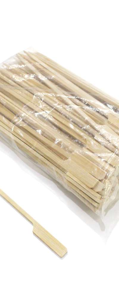 20cm Bamboo Handle Skewer Stick | Tanghulu Hamburger Sandwich Fruit Skewer Making Tool