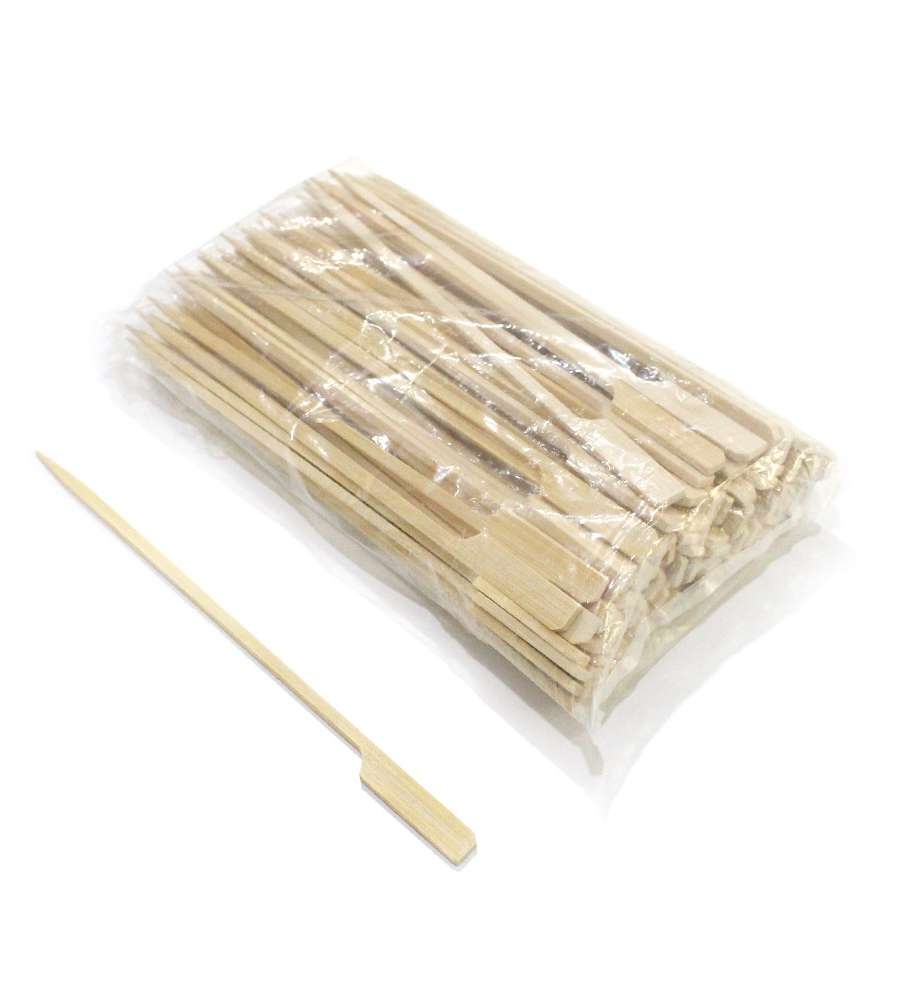 20cm Bamboo Handle Skewer Stick | Tanghulu Hamburger Sandwich Fruit Skewer Making Tool