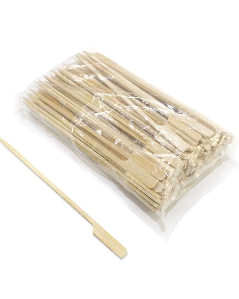 20cm Bamboo Handle Skewer Stick | Tanghulu Hamburger Sandwich Fruit Skewer Making Tool