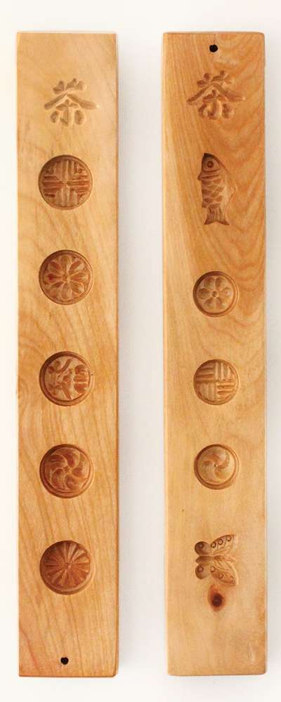 Domestic Birch Wood Small Dasik Mold 10-Cavity (Traditional Yakgwa Mold Rice Cake Mold Dasik Stamp)