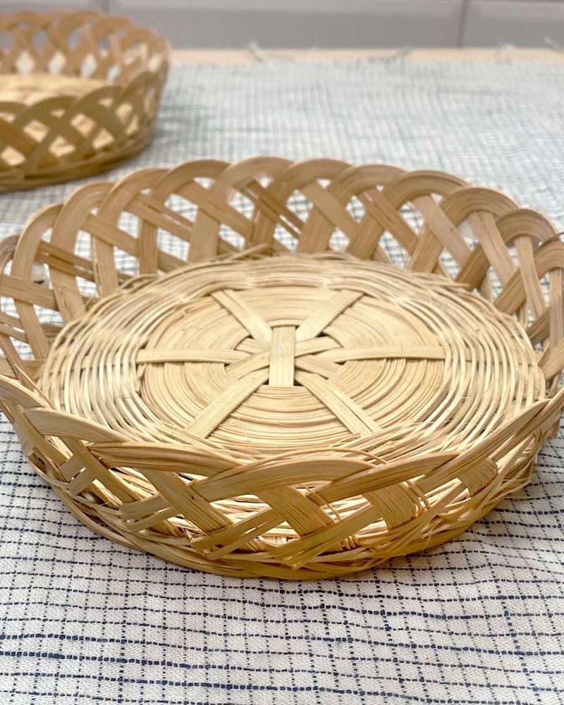 Bamboo Mini Basket 15L Songpyeon Basket Korean Sweets Rice Cake Packaging