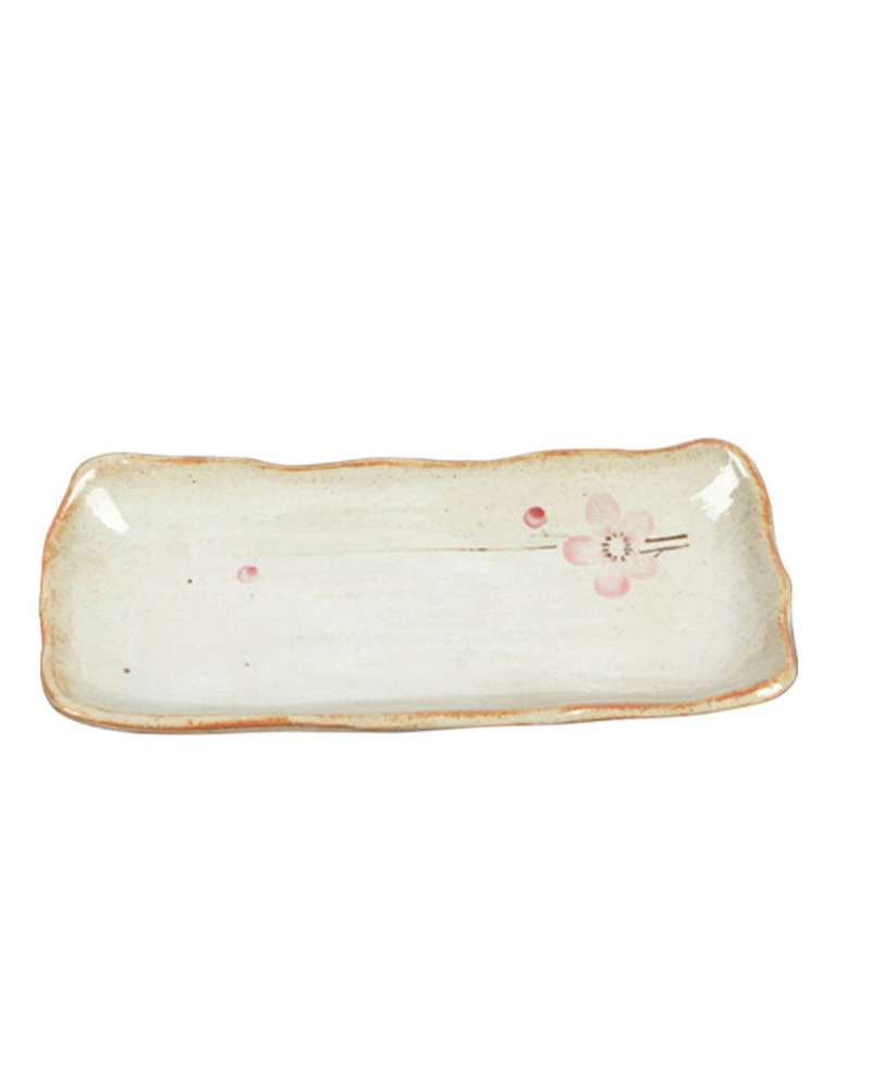 Buncheong Plum Blossom Grilling Plate Small