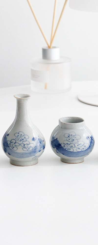 告白者 ミニチュア梅の花瓶4P