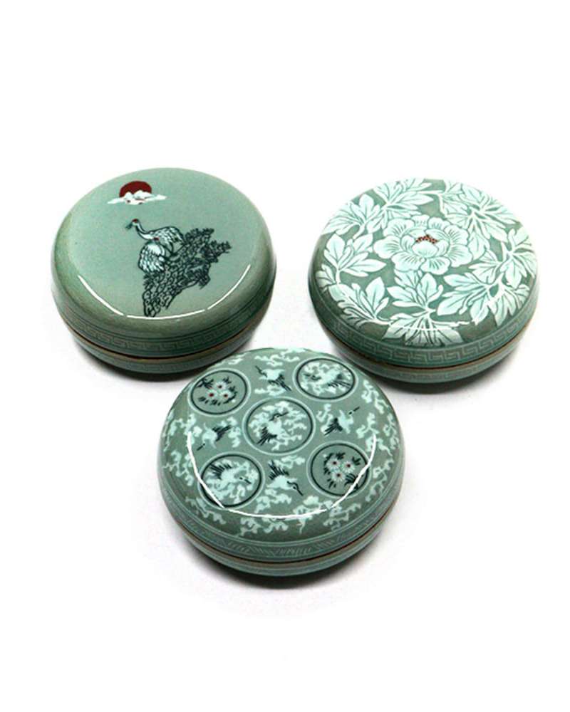Doseong Celadon No. 3 Incense Box & Jewelry Box (Integrated)