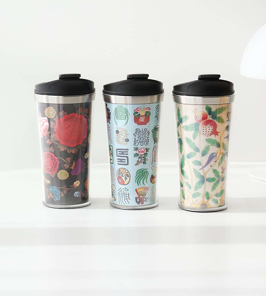Grand Korean Folk Painting Tumbler