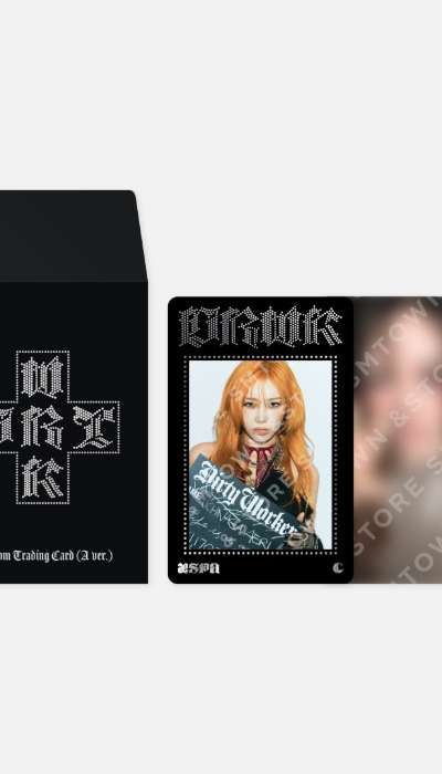 aespa Dirty Work - RANDOM TRADING CARD SET A
