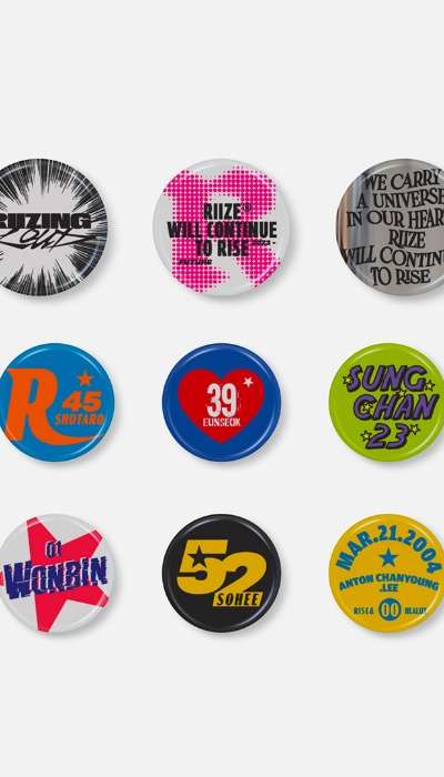 2025 RIIZE CONCERT TOUR [RIIZING LOUD] [FAST DELIVERY] PIN BUTTON SET