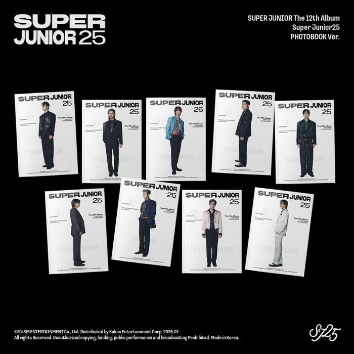 SUPER JUNIOR The 12th Album [Super Junior25] (PHOTOBOOK Ver.) SET