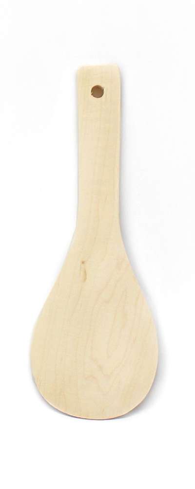 9cm x 25cm 国産木製 しゃもじ | 業務用 ウッド無垢材