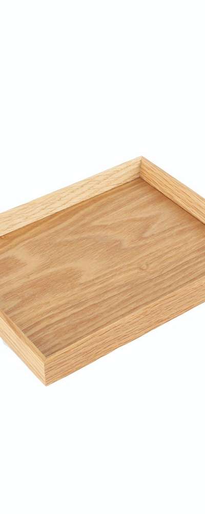 16.5x12.5 Natural Wooden Tray | Wood Serving Plate
