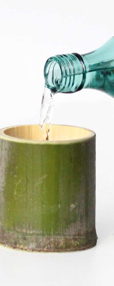 Bamboo Drinking Glass 1P (Atmospheric Camping Unique Sake Cup Beautiful Cup Home Pojangmacha Makgeolli Glass Japanese Restaurant Vintage Decor)