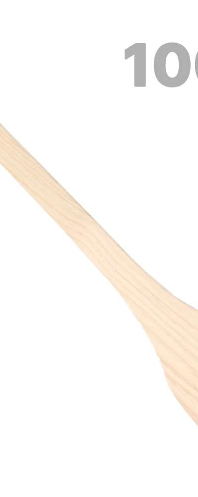 100cm Korean Domestic Wood Wooden Spatula (Commercial Restaurant Large Square Wood Long Spatula Multi-Purpose Cooking Tool Cauldron Long Spatula)