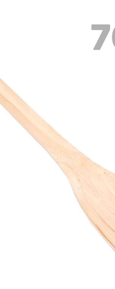 70cm 国産無垢材 木製長お玉(業務用食堂大型角形木製長しゃもじ 多用途調理道具 釜釜 長い木しゃもじ)