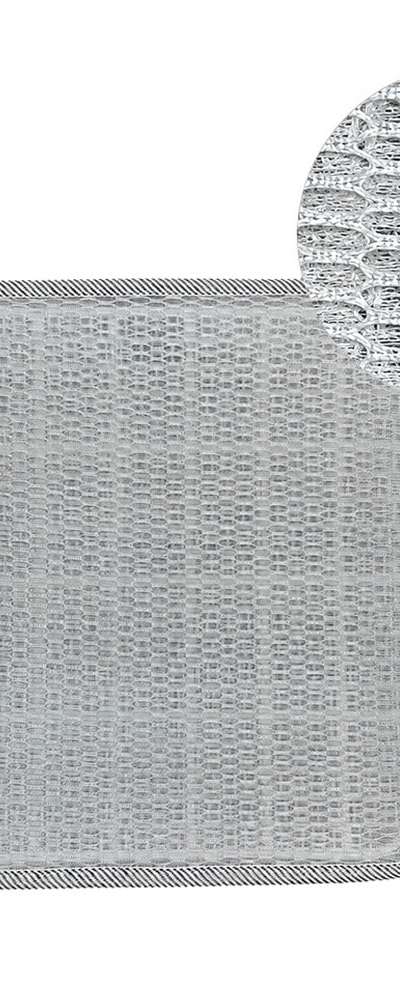 Next Generation Line Gray Ventilated Cushion (Summer Chair Office Student Cool Pad Restaurant Car All-Season Guest Cushion)