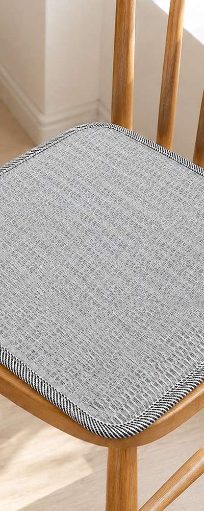 LINE Ventilated Seat Cushion Gray (Summer Chair Office Student Cool Cushion Restaurant Car Truck All-Season Guest Cushion)