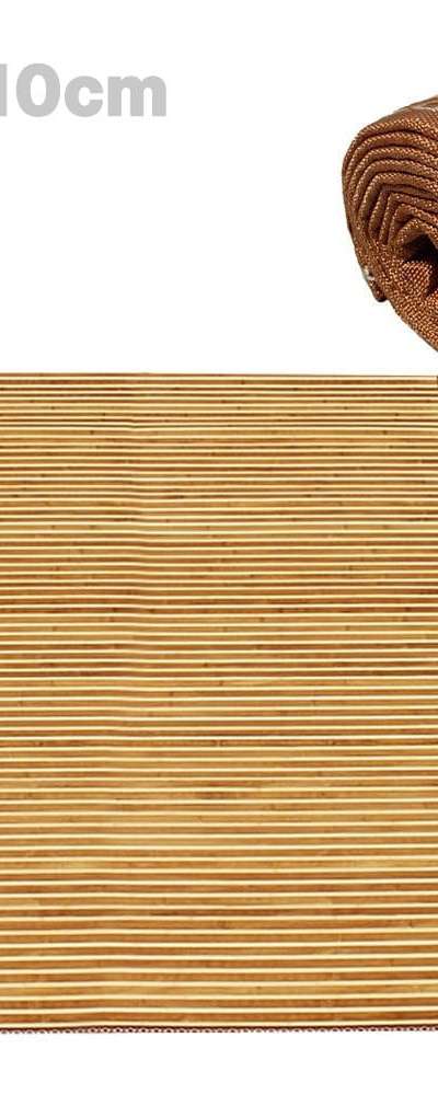 Two-Tone Bamboo Mat 17mm for Living Room (Cool Bamboo Bed Mat, Breathable Summer Mat, Carpet, Living Room Mat)