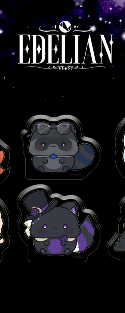 [Edelian] SD Acrylic Charm_Animal 6 Types | Virtual