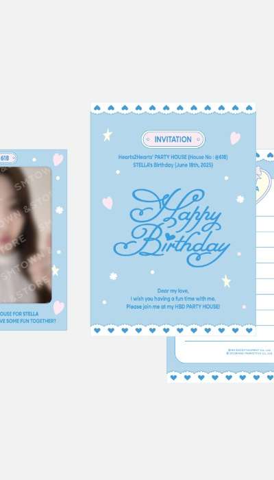 STELLA Artist Birthday Party Card