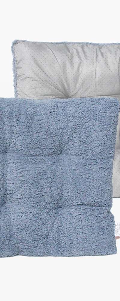 Plush Deluxe Thick Cushion (Interior Square Seat Pad Office Student Exam Desk Car Chair Winter Cushion)
