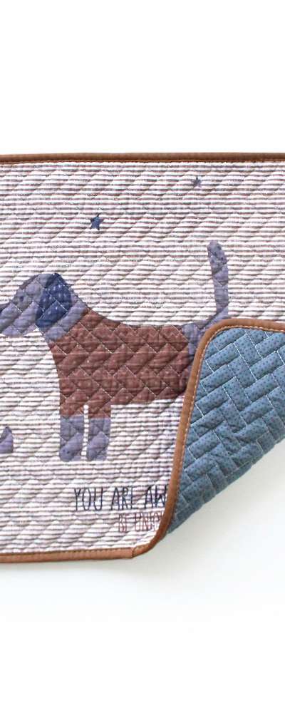 Dog Character Cotton Bath Mat (Bathroom Floor Mat Entryway Kitchen Absorbent Towel Rug)