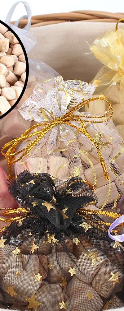 150g Cypress Cube Potpourri (Fragrance Sachet Air Freshener Cypress Scent Cube Chips Bulk Gift Mesh Pouch)