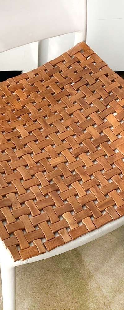 Wave Mahjong Cooling Seat Pad (Office Forklift Car Chair Summer Breathable Bamboo Cool Mat Health Gift)