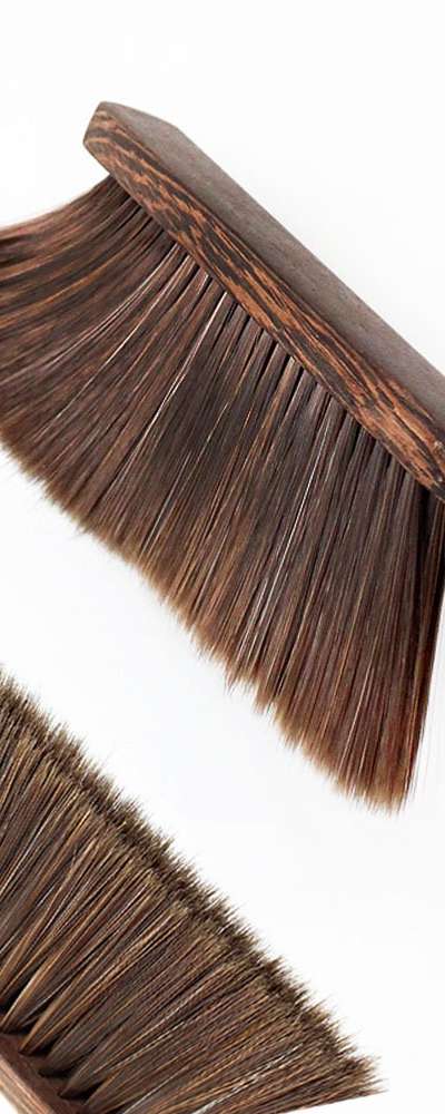 Palm Tree Indoor Broom (Soft Synthetic Fiber Indoor Broom for Office Classroom Cleaning Tool)