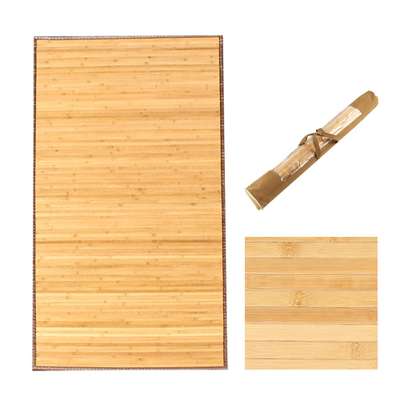竹製ござ 無地 17mm シングルサイズ（涼しい寝具 通気性 夏用マット カーペット 竹ござ シングルマット）