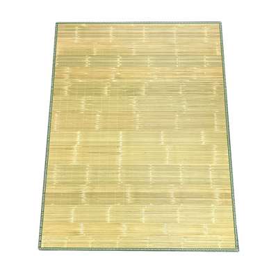 2人用竹製ゴザ 青竹 | 夏用ベッドマット リビング大敷き 通風クールマット ピクニック 夏用敷物