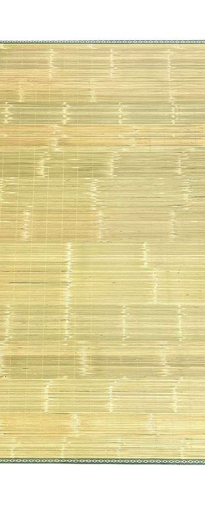 2人用竹製ゴザ 青竹 | 夏用ベッドマット リビング大敷き 通風クールマット ピクニック 夏用敷物