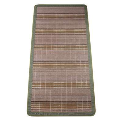 Single-Size Bamboo Straw Mat Brown | Bed Mat Single Mat Summer Mat Breathable Sheet Camping Mat