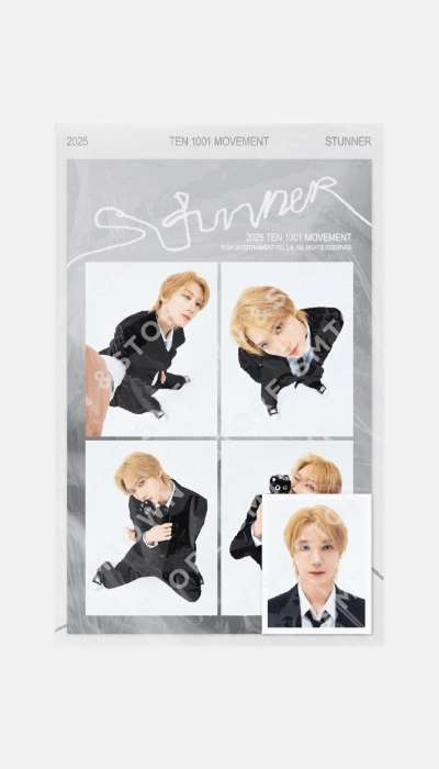 2025 TEN CONCERT 1001 MOVEMENT 'STUNNER' 4 CUT PHOTO SET