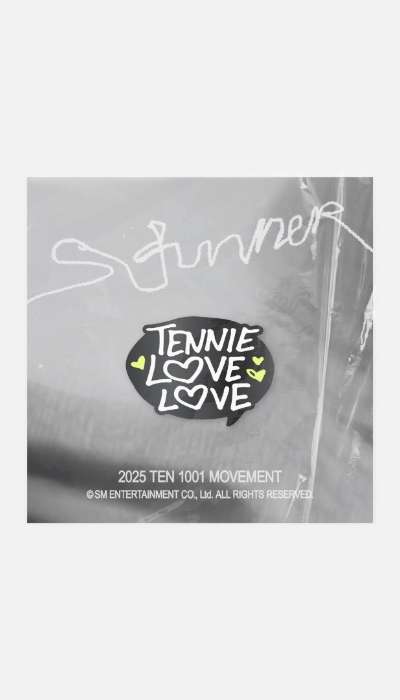 2025 TEN CONCERT 1001 MOVEMENT 'STUNNER' BADGE (HANDWRITING VER.)