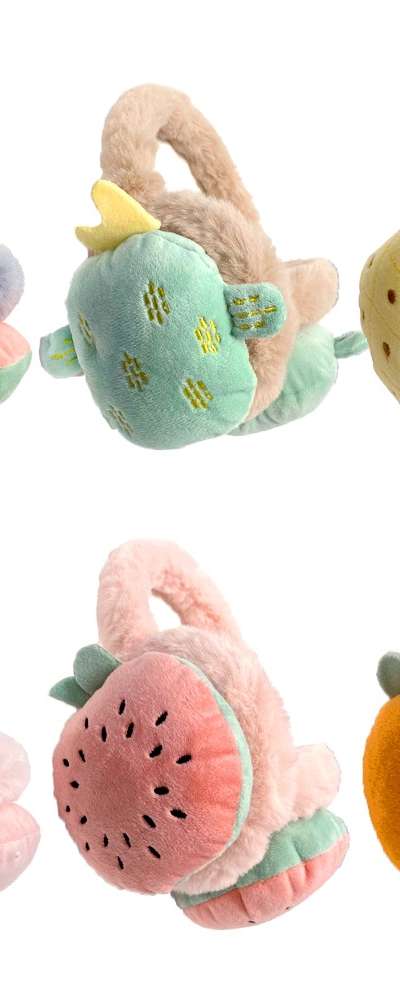 Small Fruit Ear Warmer | Microfiber Plush Ear Muff